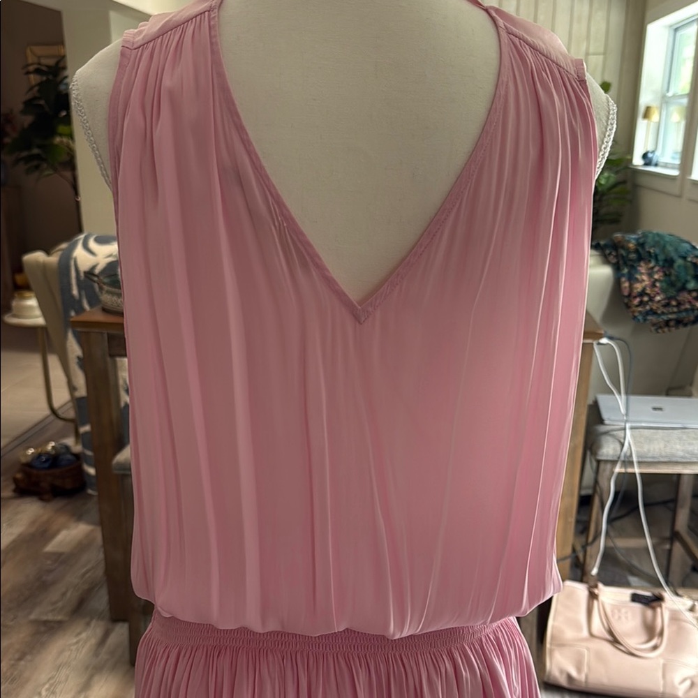 Ramy Brook light  Pink Sleeveless Ruffle Dress - Picture 2 of 3